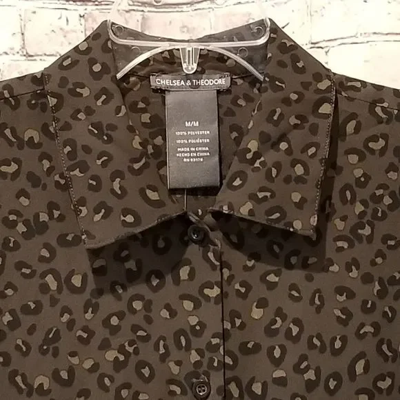 NEW Leopard BNWT HOT Shirt Chelsea & Theodore - Picture 3 of 9